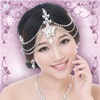 Bridal Hairstyle Fashion Salon Photo Montage - Girl.s Wedding Hair Accessories for Beauty Make.over bridal accessories 