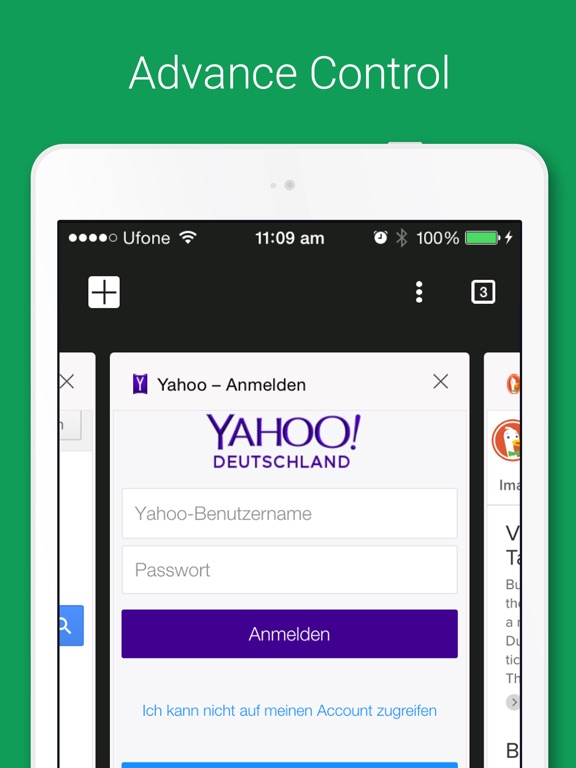 Screenshots of VPN Browser - TOR-powered free VPN for anonymous Internet browsing for iPad