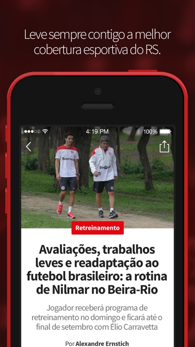 Captura de tela do iPhone 2