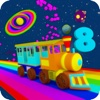 Numbers Train Space: Preschool Game For Children preschool children graphics 