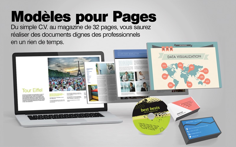 modele facture pages mac