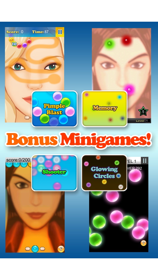 Screenshots of Pimple Popper Lite for iPhone
