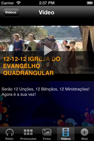 Captura de tela do iPhone 3