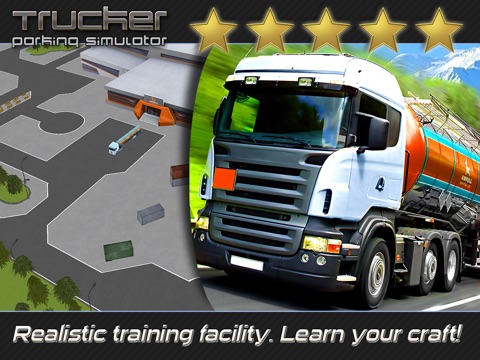 Игра Trucker: Parking Simulator - Realistic 3D Monster Truck and Lorry 'Driving Test' Free Racing Game