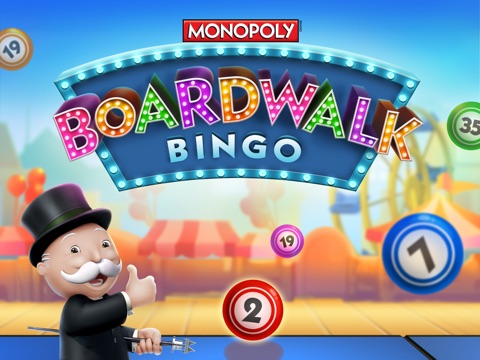 Screenshots of Boardwalk Bingo: A MONOPOLY Adventure for iPad