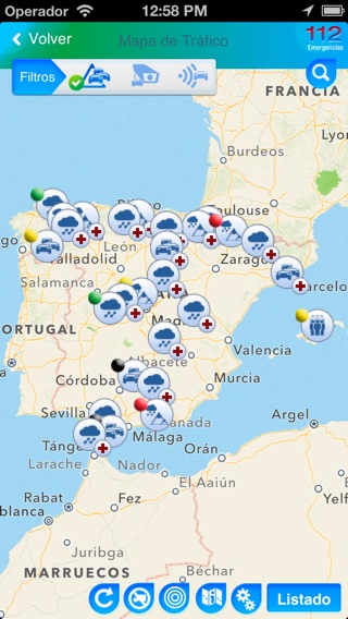 Captura de pantalla del iPhone 3