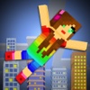 8 Bit Super Girl City swing Adventure - 3D Pixel games girl adventure games 