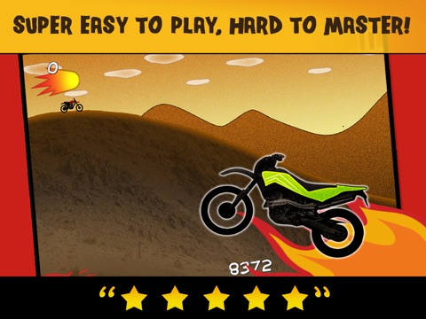 Screenshots of Motorcycle Bike Race Fire Chase Game - Pro Top Racing Edition for iPad