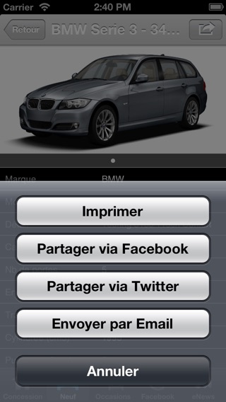 Capture d’écran iPhone 3