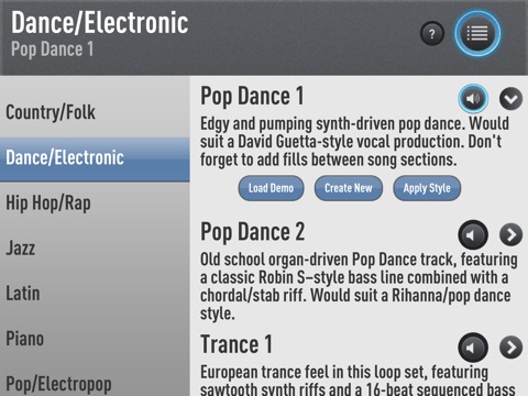 Скриншот из SessionBand for iPad