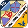 Area Distance Perimeter Measurement tool on Map based upon GPS distance mapping tool 