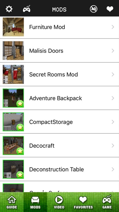 Screenshots of Furniture Mod, Guide, Video - Game Pocket Wiki for Minecraft PE & PC Edition for iPhone