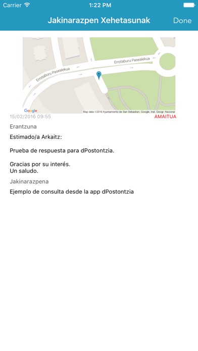 Captura de pantalla del iPhone 3
