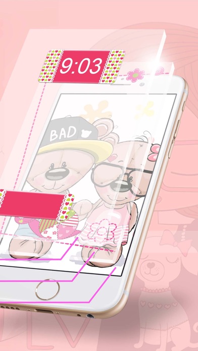 かわいい 壁紙 のための 女の子 ガーリー ロック 画面 テーマ そして 美しい 背景 Iphoneアプリ Applion