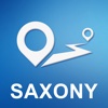 Saxony, Germany Offline GPS Navigation & Maps lower saxony germany genealogy 