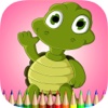 The Turtle Coloring Book for children: Learn to color and draw sea turtle and more cantabria turtle creek 