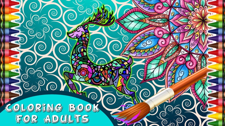 Coloring Book For Adults Free Fun Adult Pages Relax Stress Relief Color Therapy