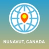 Nunavut, Canada Map - Offline Map, POI, GPS, Directions map of canada 
