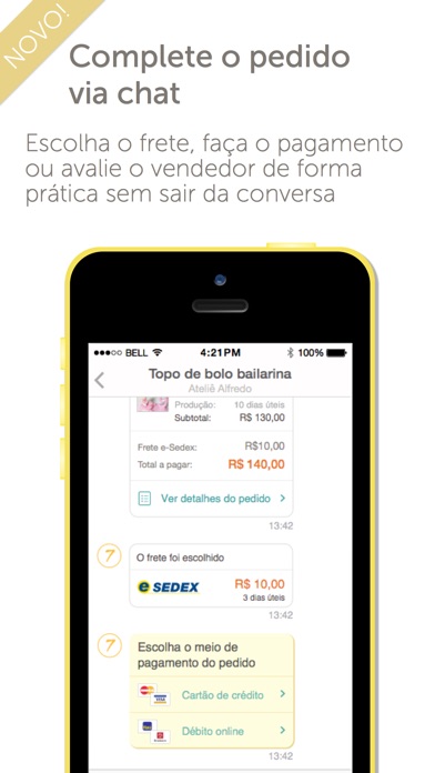 Captura de tela do iPhone 4