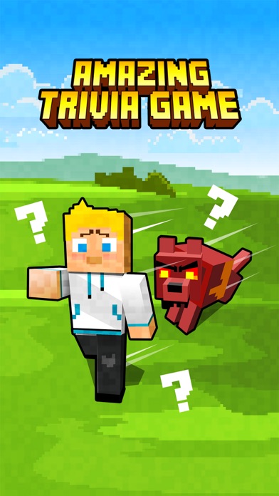 Screenshots of Pop Quiz Trivia - for Minecraft fans the best word guess game! for iPhone