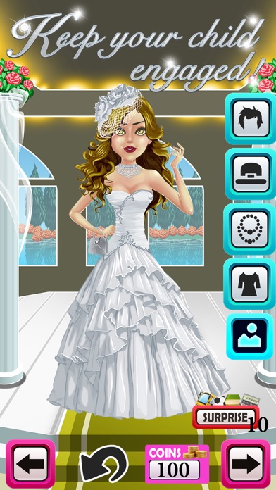 ゲームをドレスアップ結婚式の日変身ファッシ... screenshot1