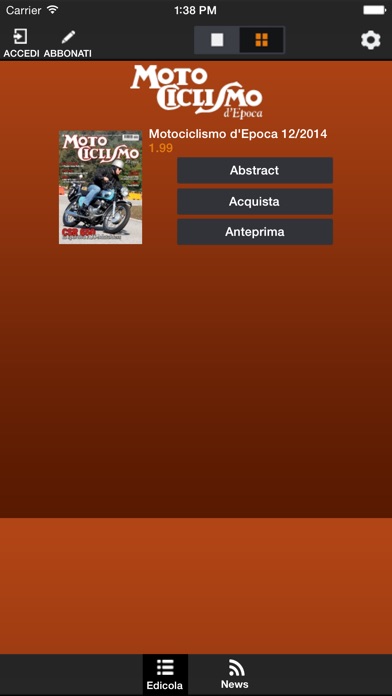 Motociclismo d'epoca screenshot1
