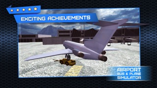 3D Airport Bus and Air-Plane Simulator - Real Driving, Racing & Parking School and Car Test Drive Gameのおすすめ画像3