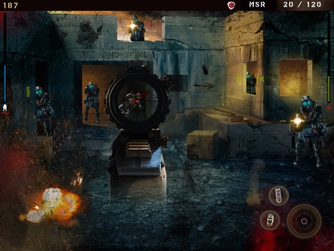 Screenshots of Overkill for iPad