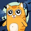 Halloween Kitty Cat Spiel Puzzle - FREE - Slide Funny Cats Um Muster entsprechen