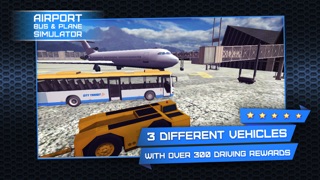 3D Airport Bus and Air-Plane Simulator - Real Driving, Racing & Parking School and Car Test Drive Gameのおすすめ画像2