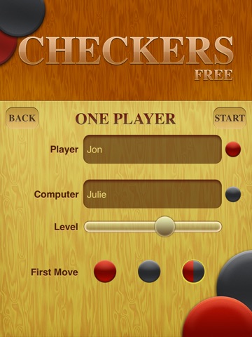 Screenshots of Checkers Free for iPad
