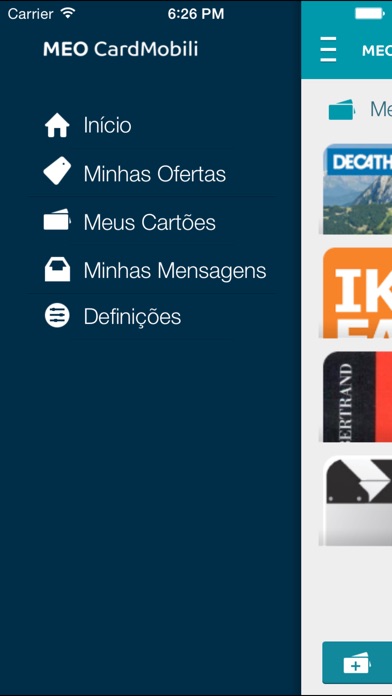 Captura de ecrã do iPhone 5