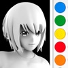 Figuromo Artist : Anime Bishoujo Doll - 3D Figure Color Combine Figuromo Artist : Anime Bishoujo Doll - 3D Figure Color Combine