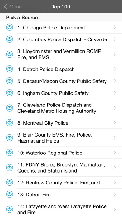 Screenshots of 5-0 Radio Police Scanner for iPhone