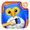 Mix 2 Color - Preschool Coloring Book to Learn Mixing Paint Colors (AppStore Link)