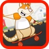 Rat on Skateboard jump Games - 儿童经典游戏