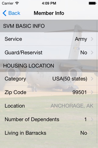 Military Pay Calc screenshot
