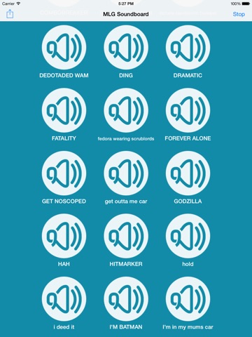 Screenshots of Illuminati MLG Soundboard Free - The Best Sound Board of MLG Sounds for iPad