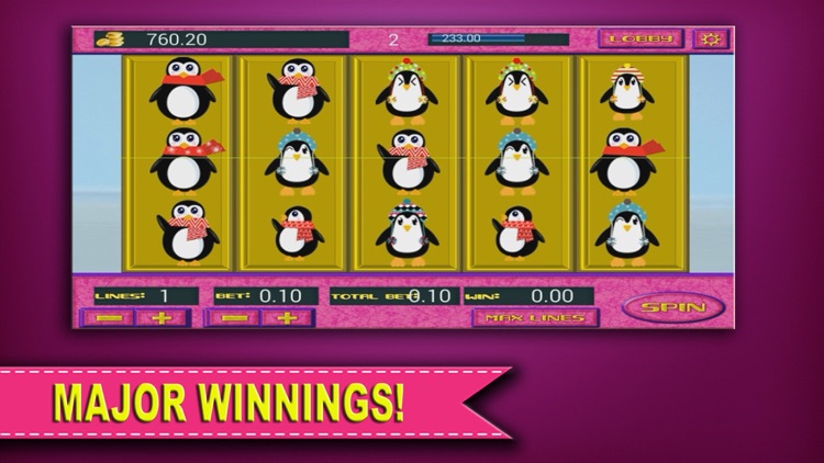777 Penguin Slots Big Jackpot Party