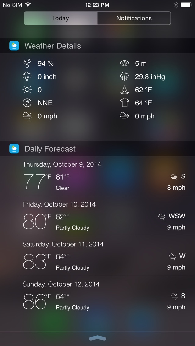 Weather Widget screenshot1