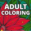 Flower Coloring Book For Adults: Free Adult Coloring Pages - Relaxation Stress Relief Color Therapy Games flower coloring pages 