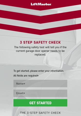 LiftMaster® Red Tag screenshot