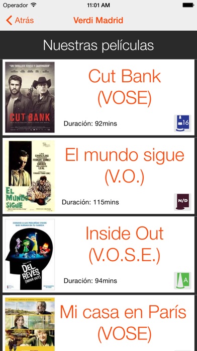 Captura de pantalla del iPhone 2