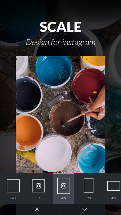 Screenshots of Square Quick - No Crop Photo Editor With Emojis for iPhone