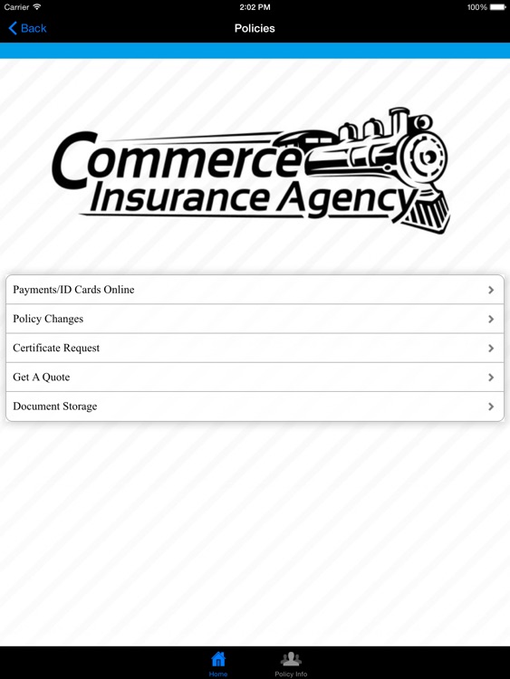 Commerce Insurance Agency Hd By Redhead Mobile Apps Commerce Insurance Agency Hd Screenshot 3