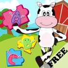Nutztiere Puzzles - Bildungs Preschool Learning Games für Kinder & Kleinkinder Freie icon