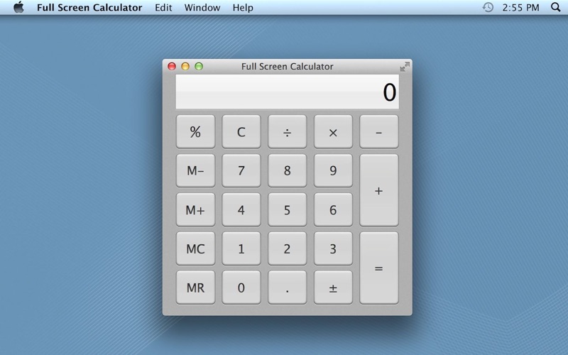 Full Screen Calculator on the Mac App Store