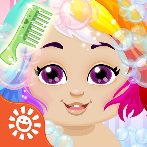 Sunnyville Baby Salon Kids Game Play Free Fun Cut Style Babies