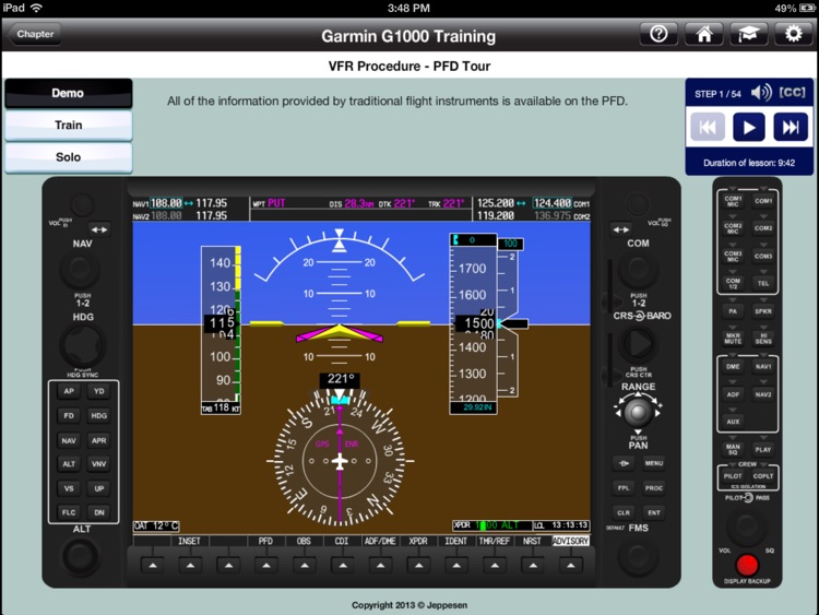 garmin g1000 trainer free