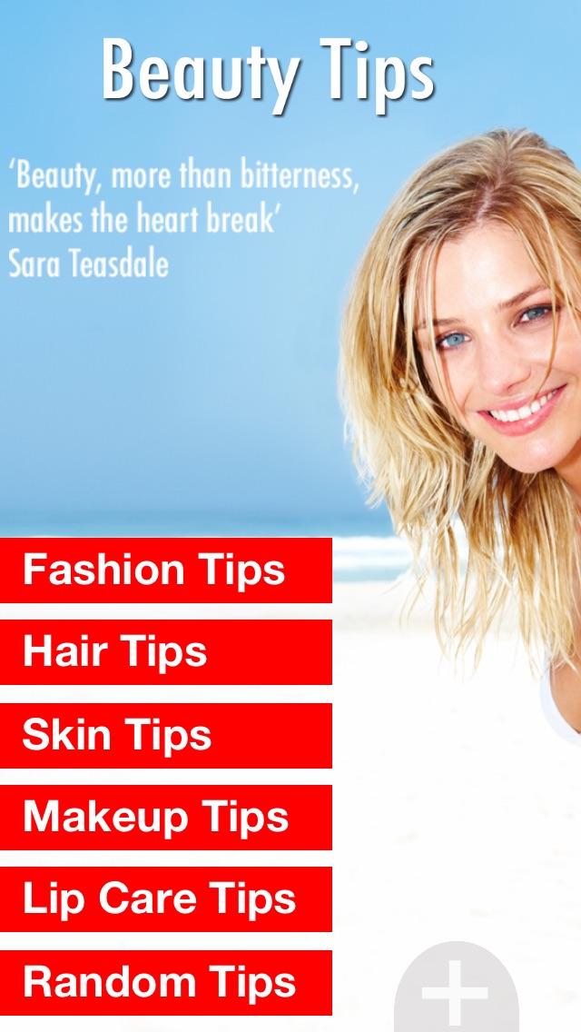 Screenshots of Beauty Tips: Fashion, Hair, Skin, Makeup and Lips for iPhone